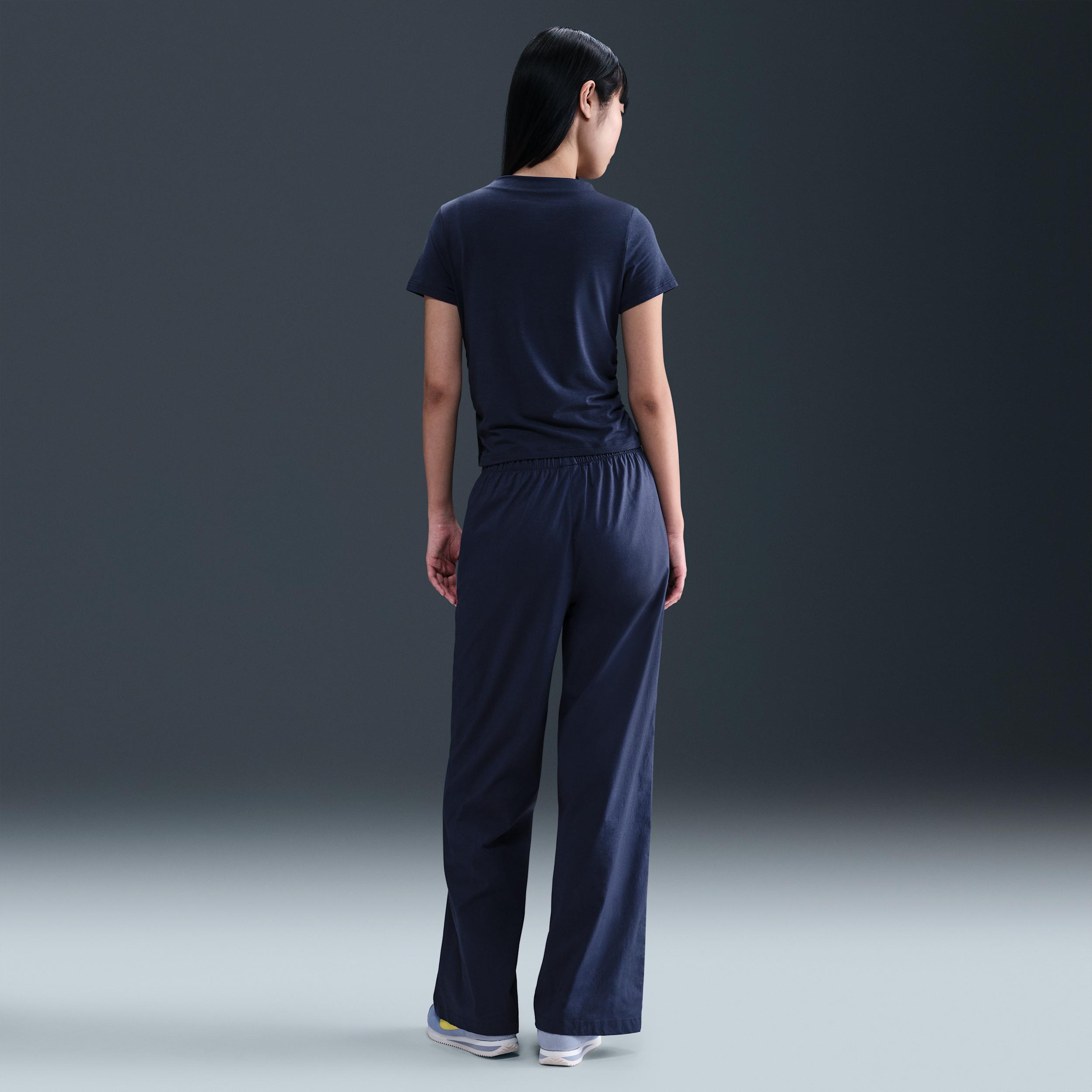 Nike Sportswear Chill Knit Women's Tight Short-Sleeve Mock-Neck Top Product Image