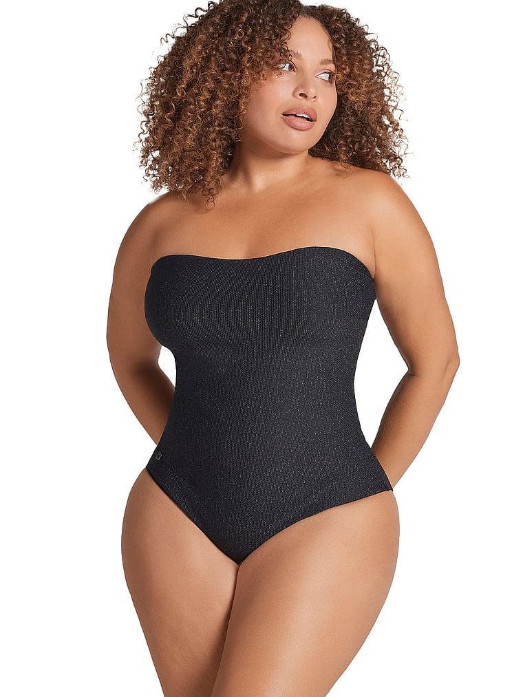 Ruffle Corset Shaping One-Piece Swimsuit Product Image