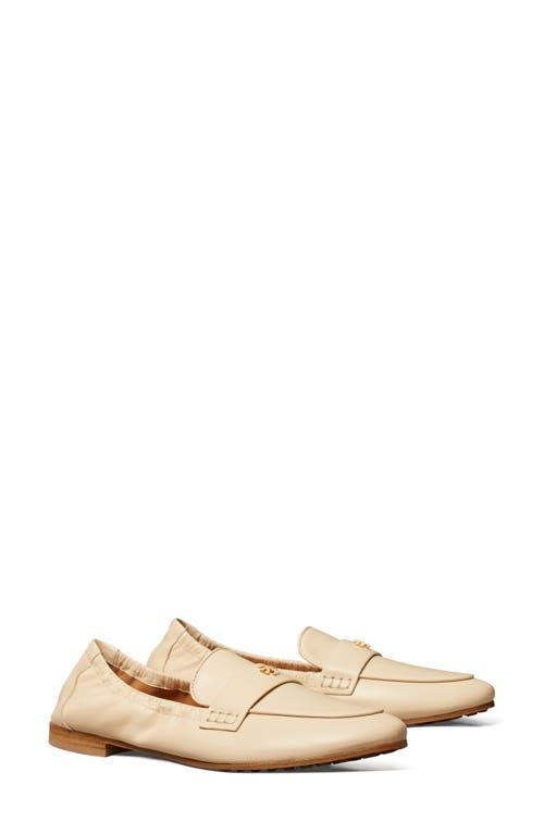 Womens Logo Leather Ballet Loafers Product Image