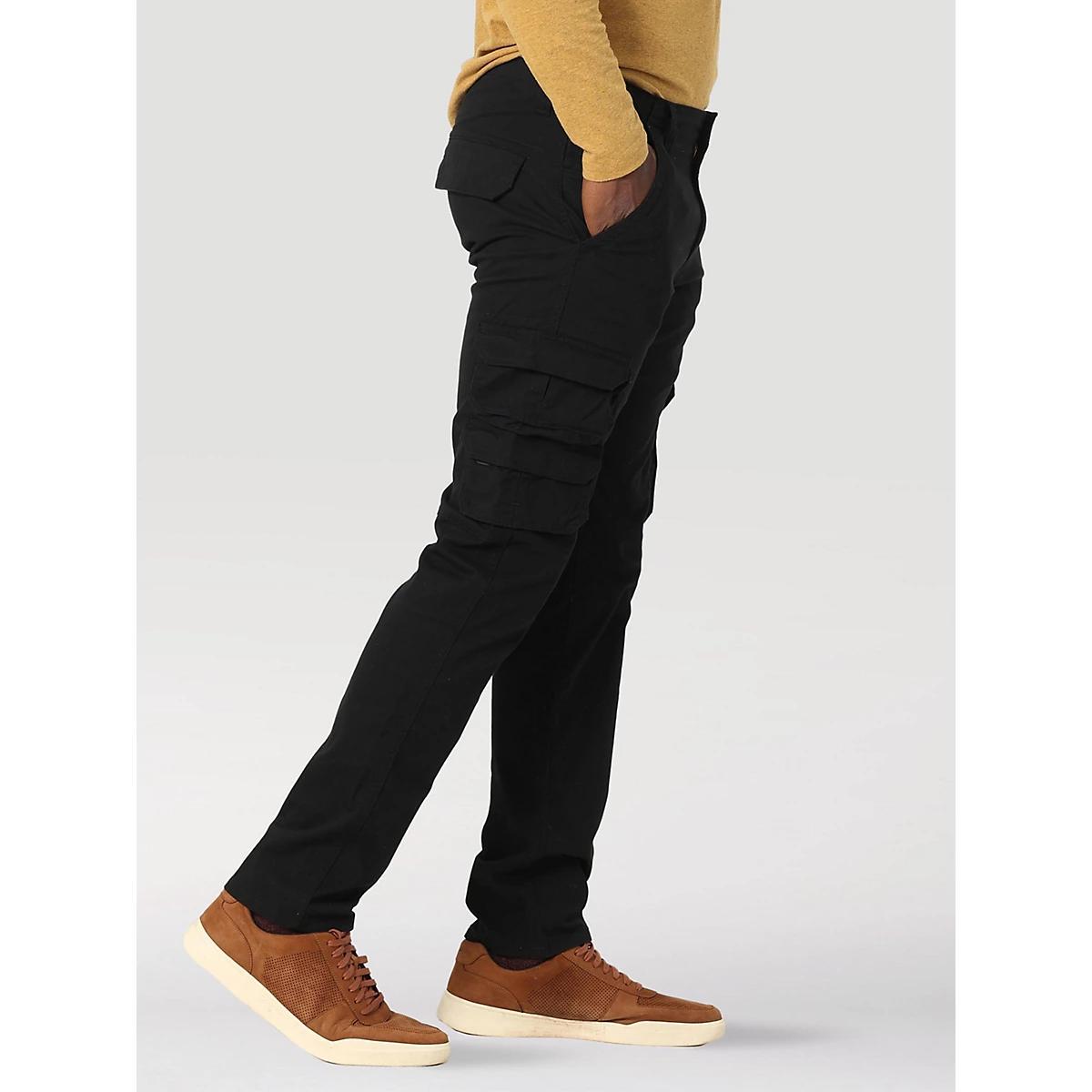Men's Wrangler® Flex Tapered Cargo Pant in Brown Jungle Product Image