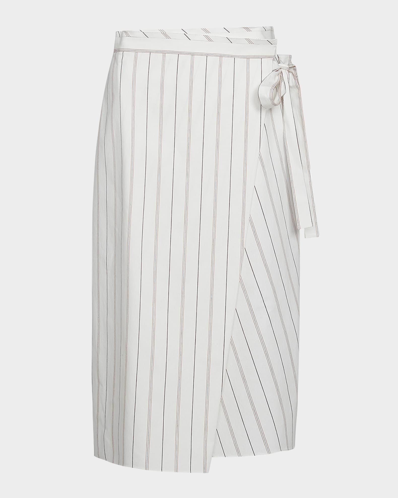 Stripe Draped Tank Top  Product Image