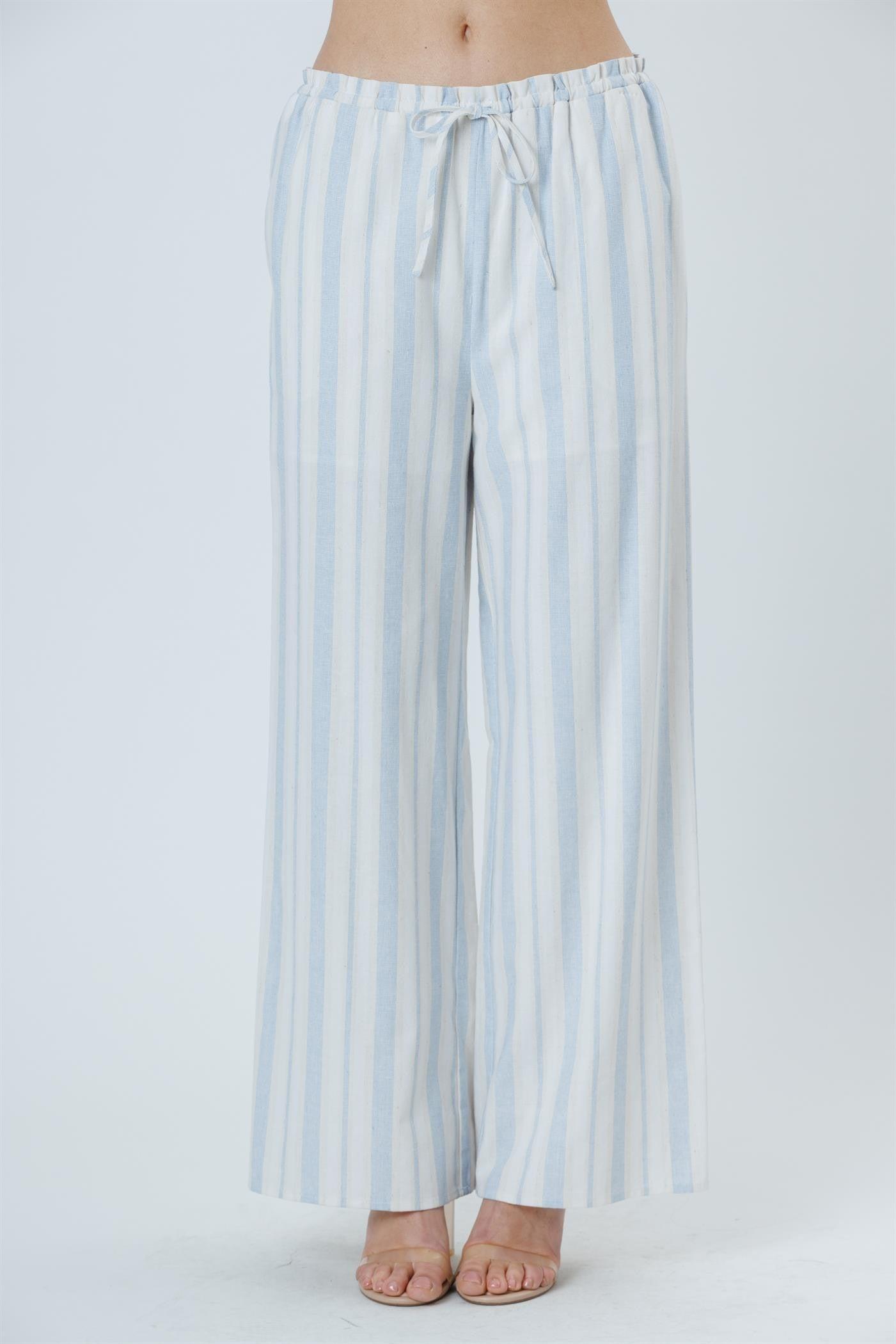 Santorini Striped Halter Top Product Image