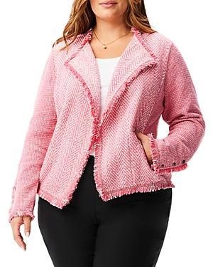 Nic+Zoe Fringe Mix Knit Jacket Product Image