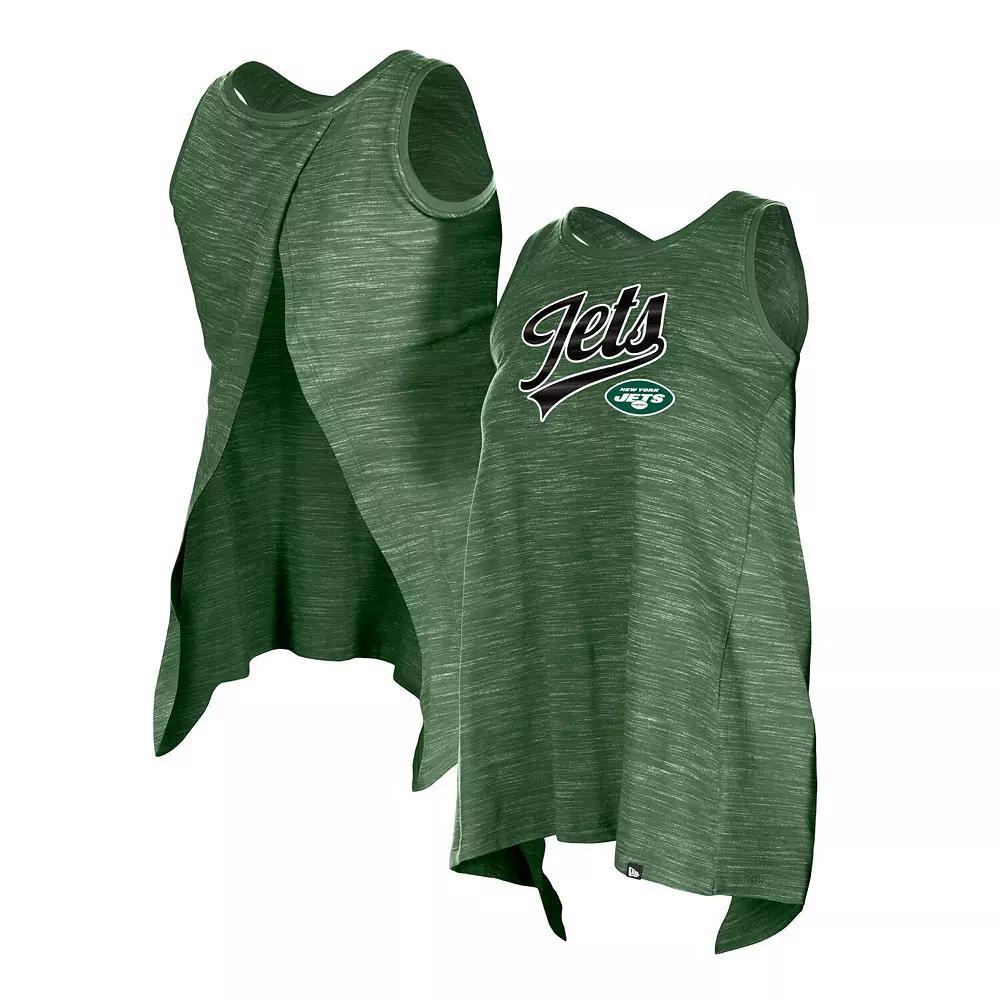 Women's New Era Teal Jacksonville Jaguars  Space Dye Active Tank Top, Size: Medium, Blue Product Image