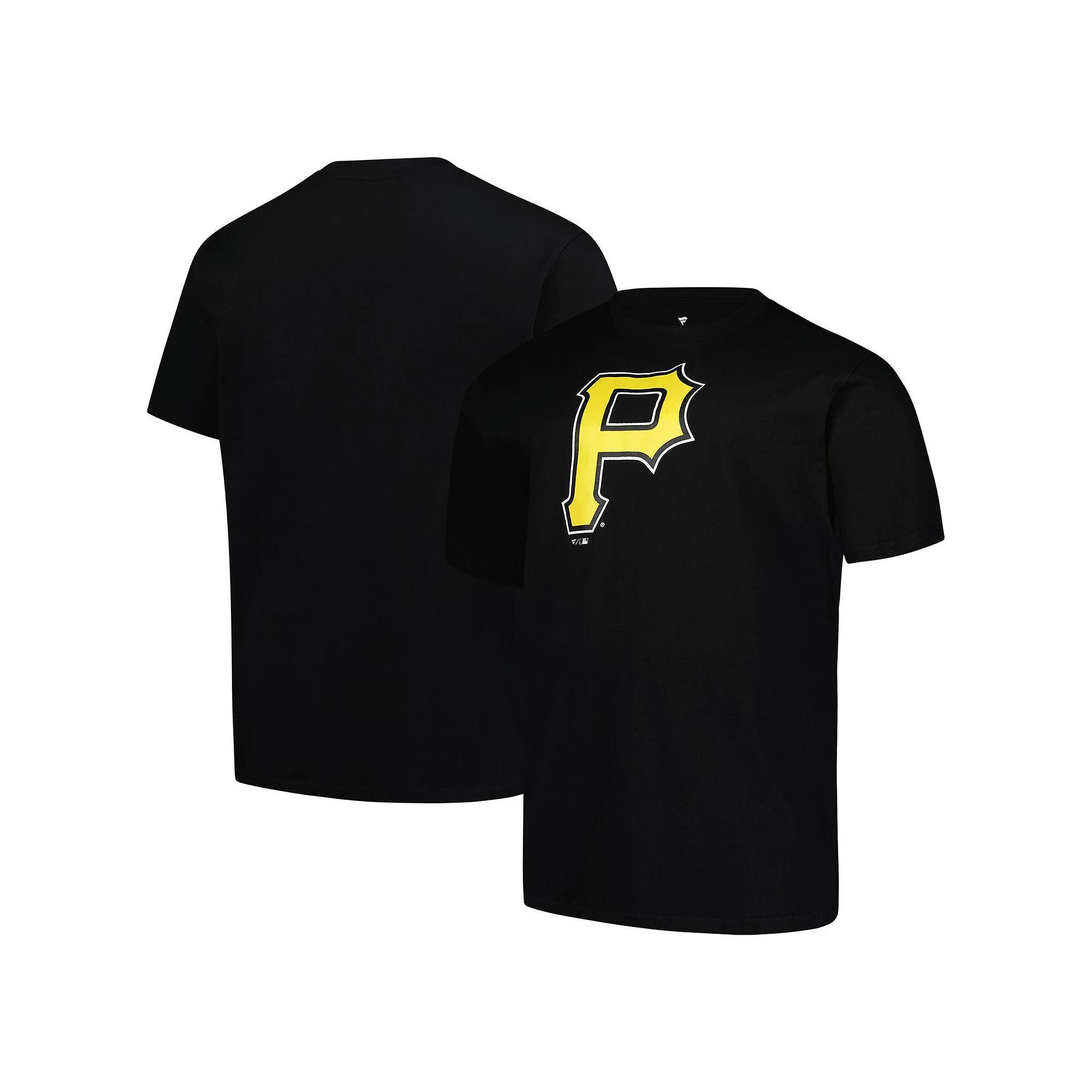 Men's Profile Black Pittsburgh Pirates Big & Tall Primary Logo T-Shirt, Size: 2XB Product Image