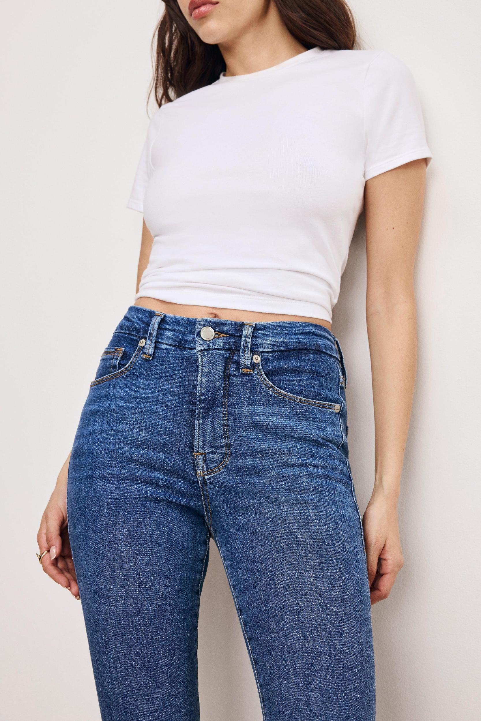 GOOD LEGS SKINNY CROPPED JEANS | BLUE615 Product Image
