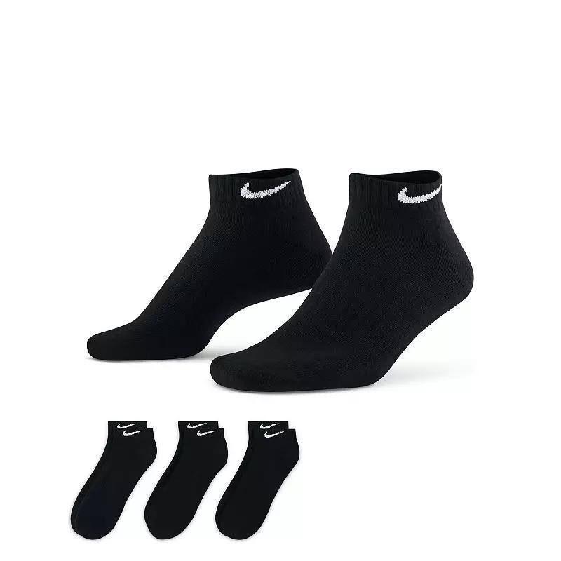 Mens Nike 3-pack Everyday Cushion Low-Cut Training Socks Product Image