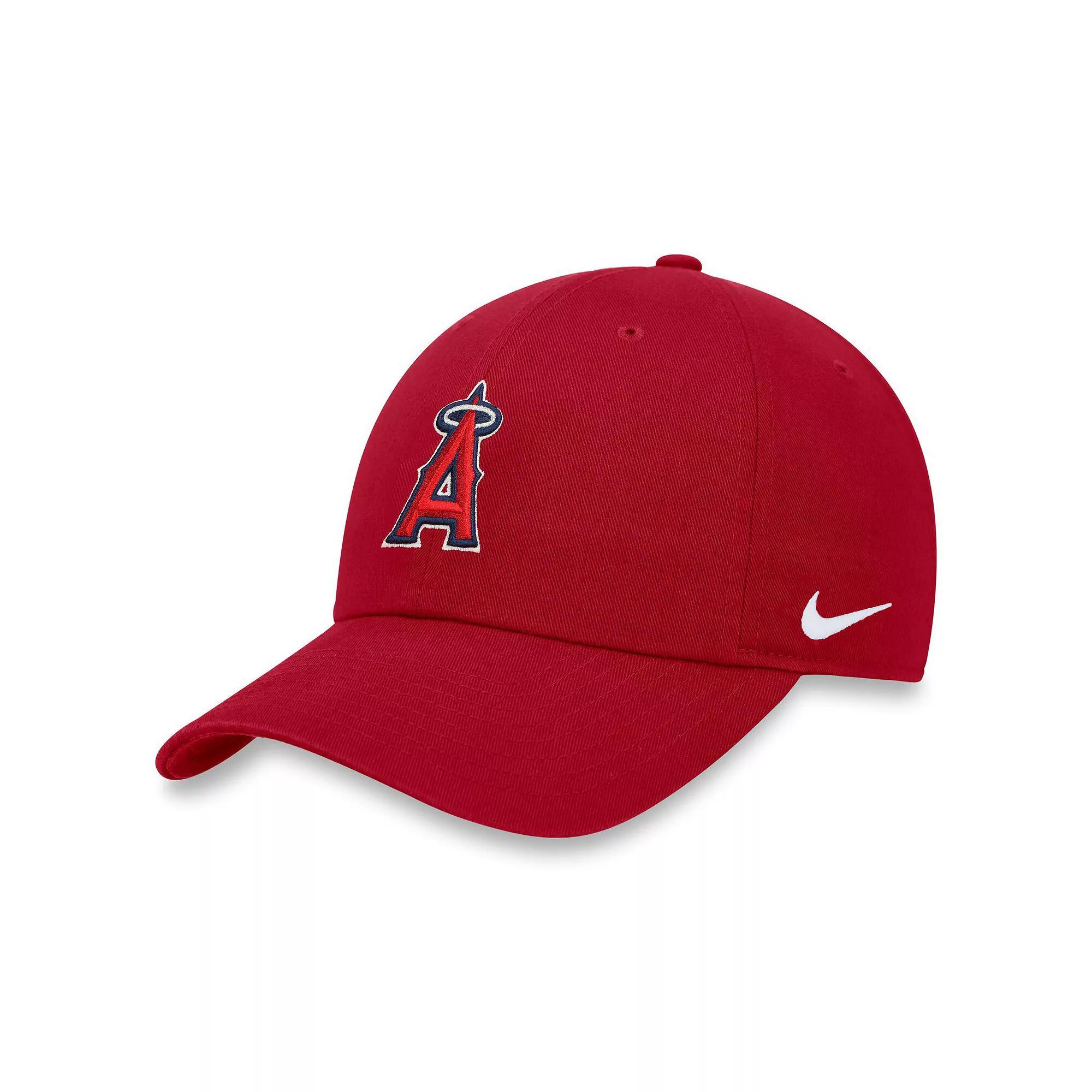 Men's Nike  Red Los Angeles Angels Club Adjustable Hat, Size: Medium/Large Product Image