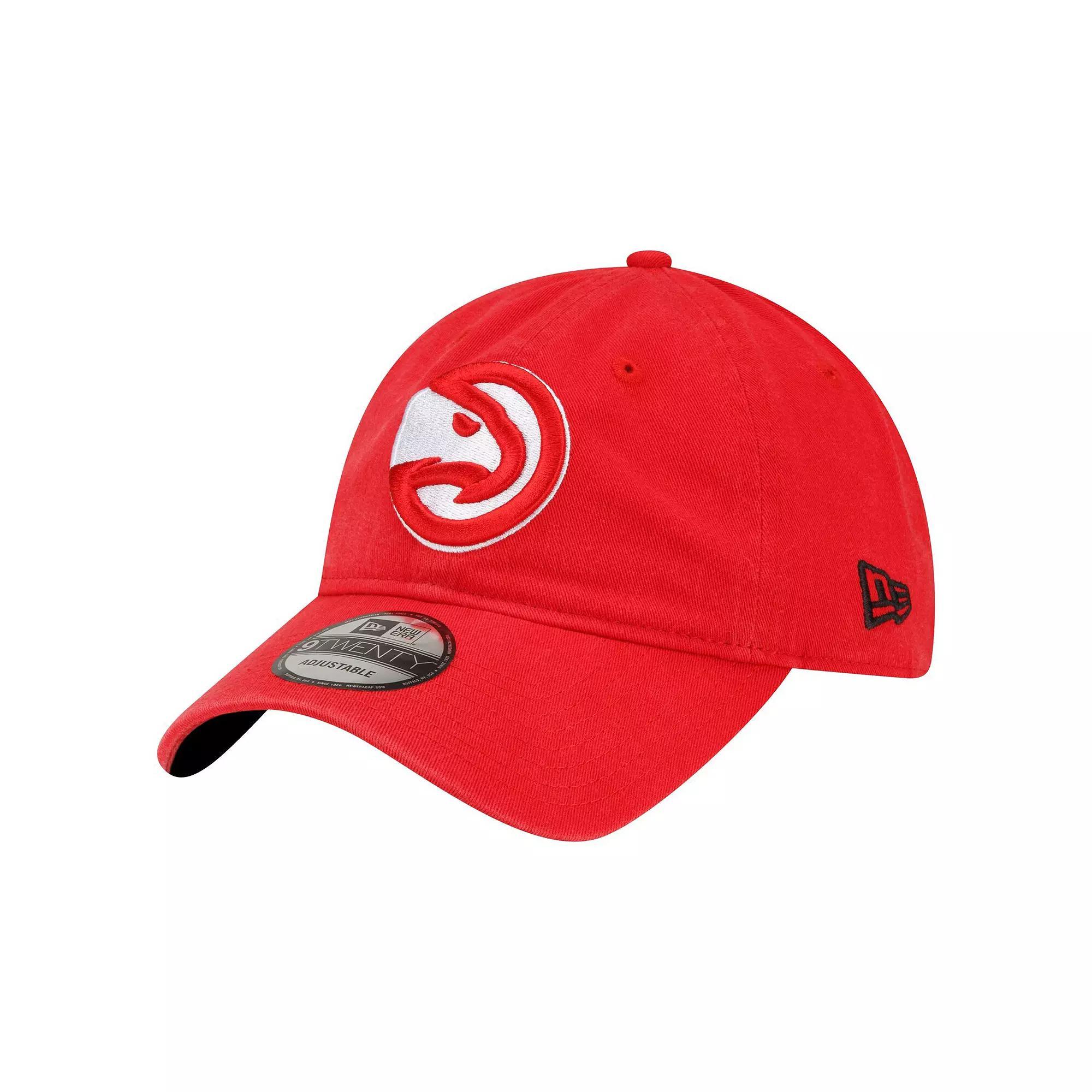 Men's New Era Red Atlanta Hawks Team 2.0 9TWENTY Adjustable Hat Product Image