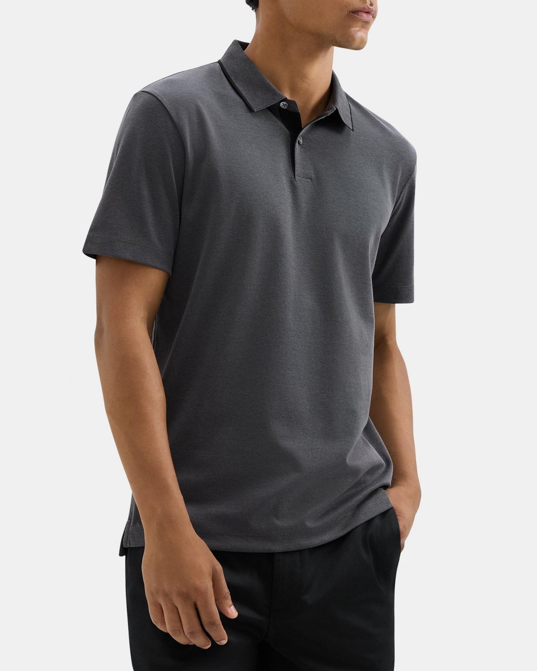 Standard Polo in Piqué Cotton Product Image