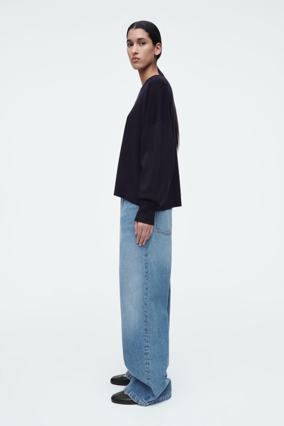 MERINO WOOL CREW-NECK SWEATER Product Image