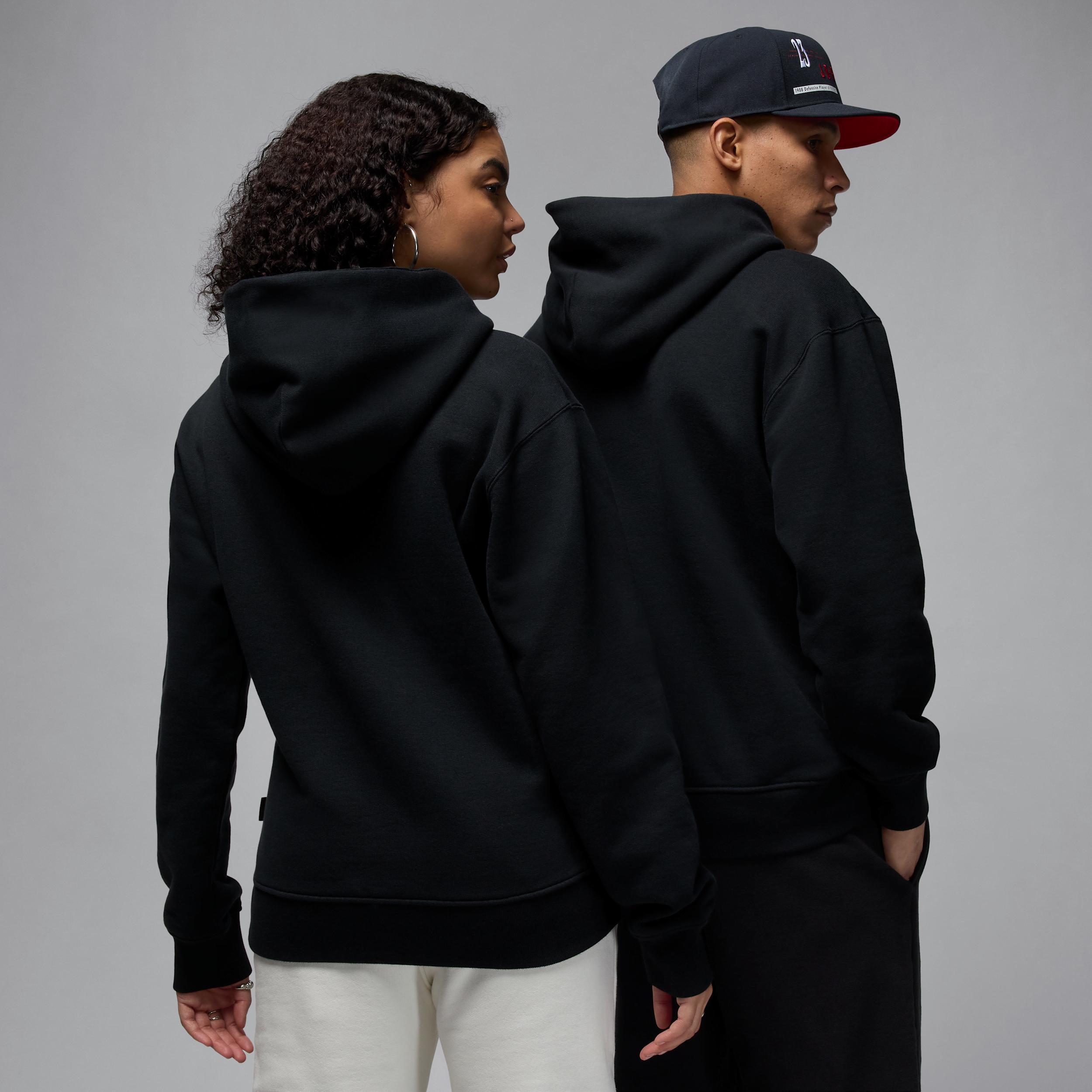 Men's Air Jordan Wordmark Chicago Fleece Pullover Hoodie Product Image
