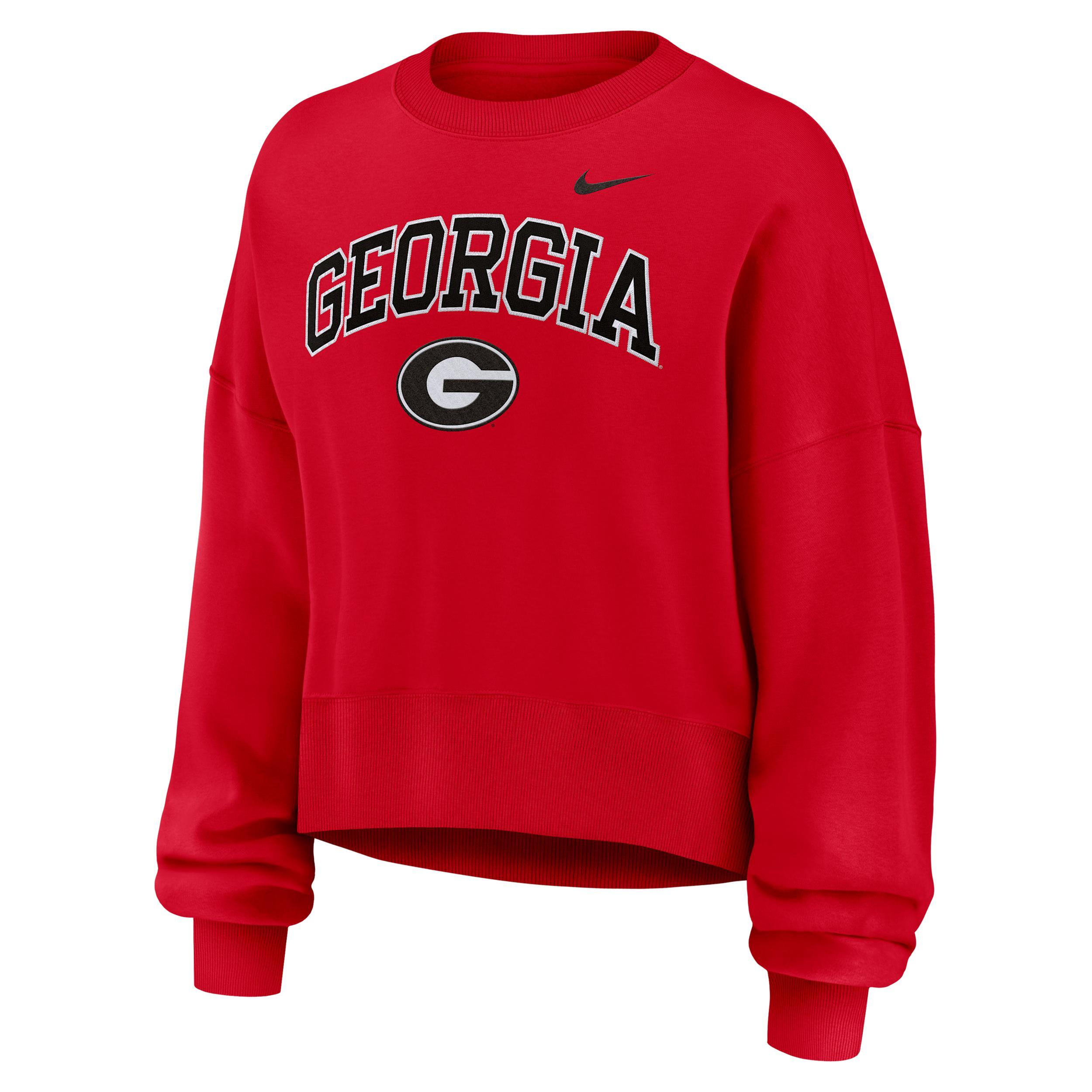 Georgia Phoenix Arch Nike Women's College Pullover Crew Product Image