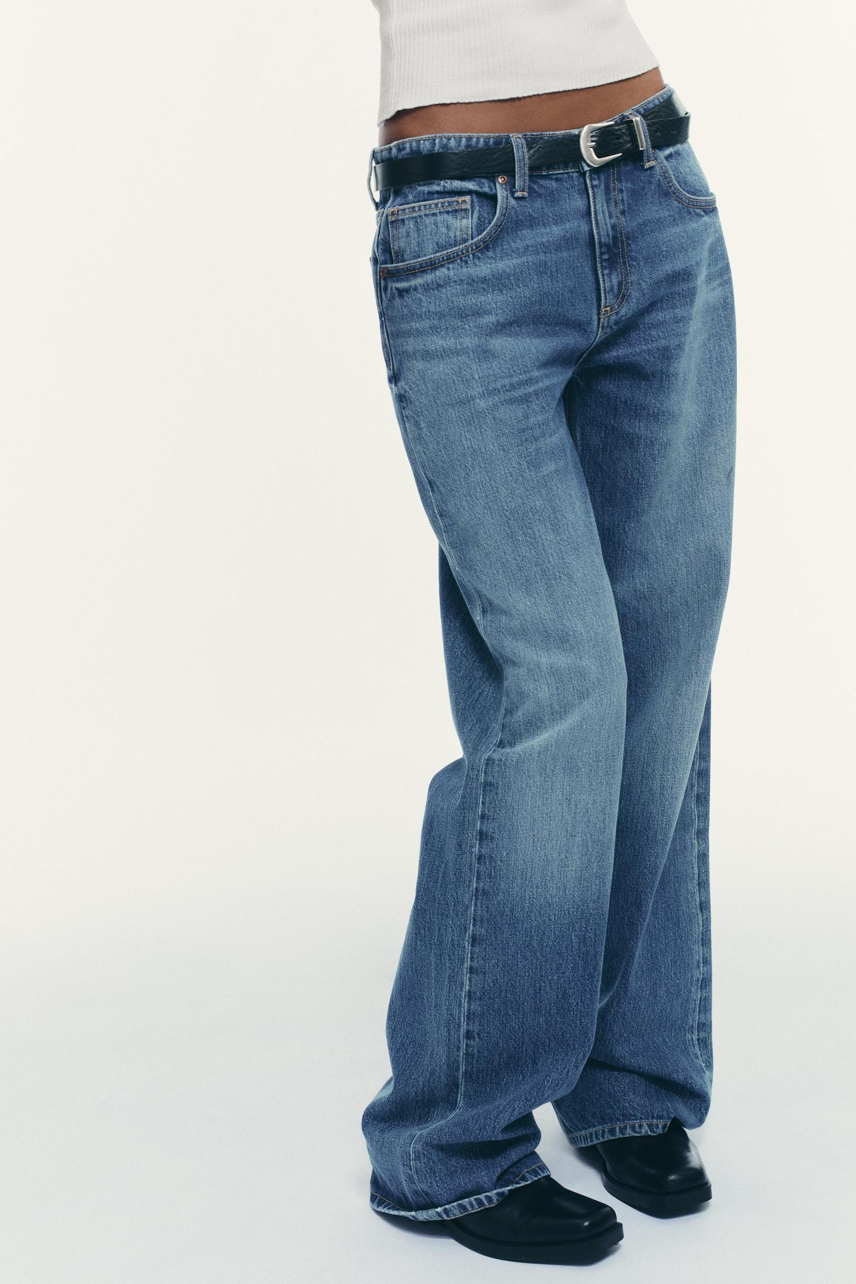 TRF MID-RISE WIDE LEG JEANS Product Image