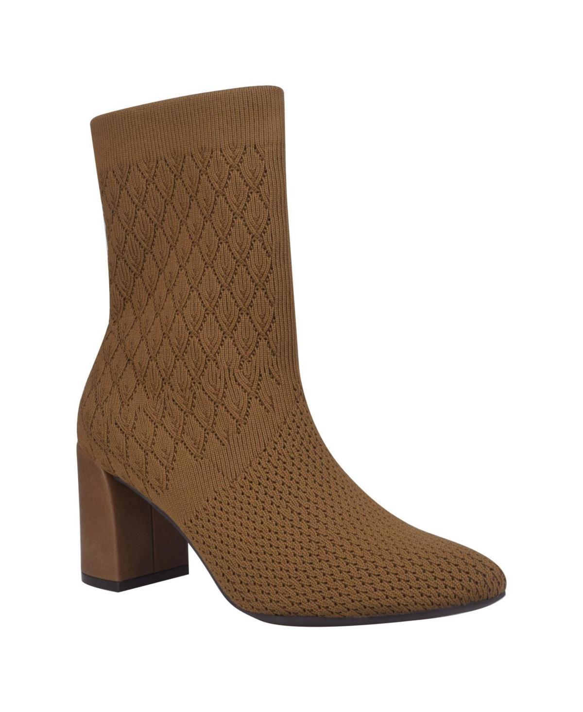 Impo Vyra Women's Stretch Knit Ankle Boots, Size: 9, Toffee Product Image