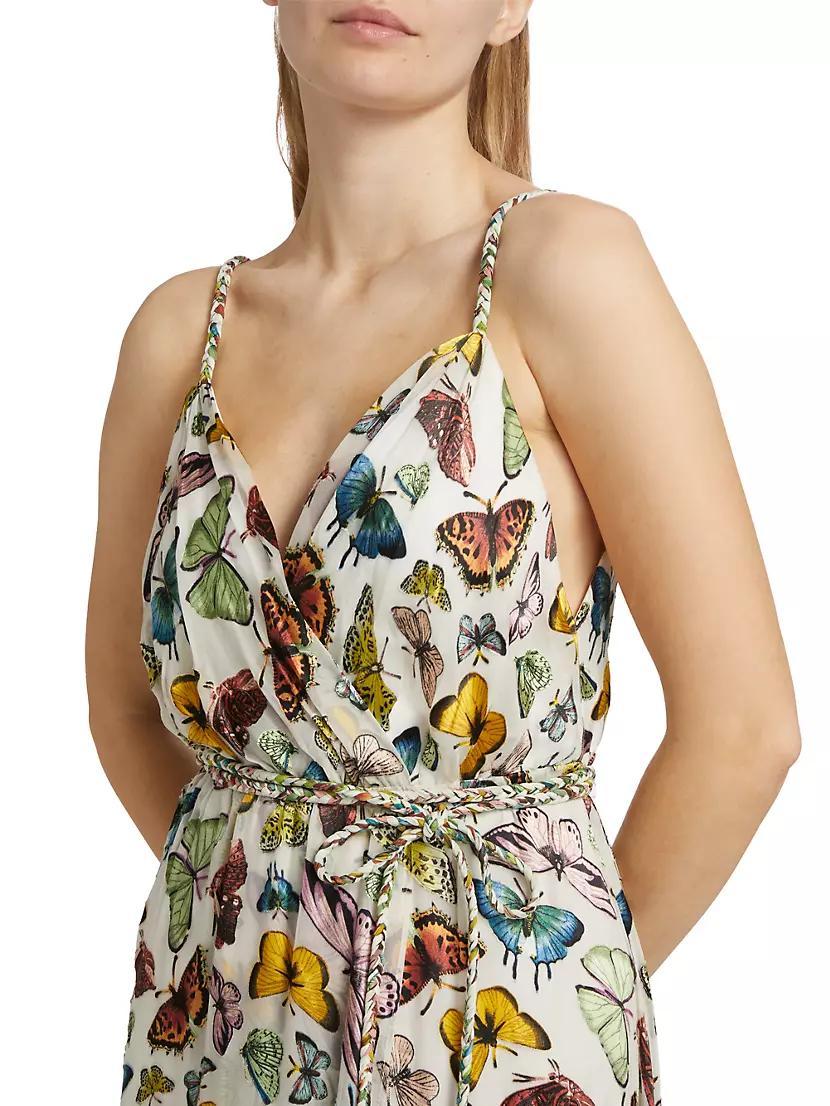 Samantha Butterfly Braided-Strap Maxi Dress Product Image