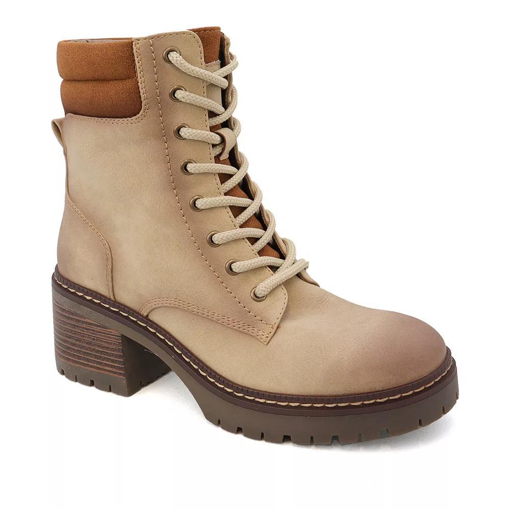 Yoki Jolene Western Lug Sole Women's Boots, Size: 8.5, Brown Product Image