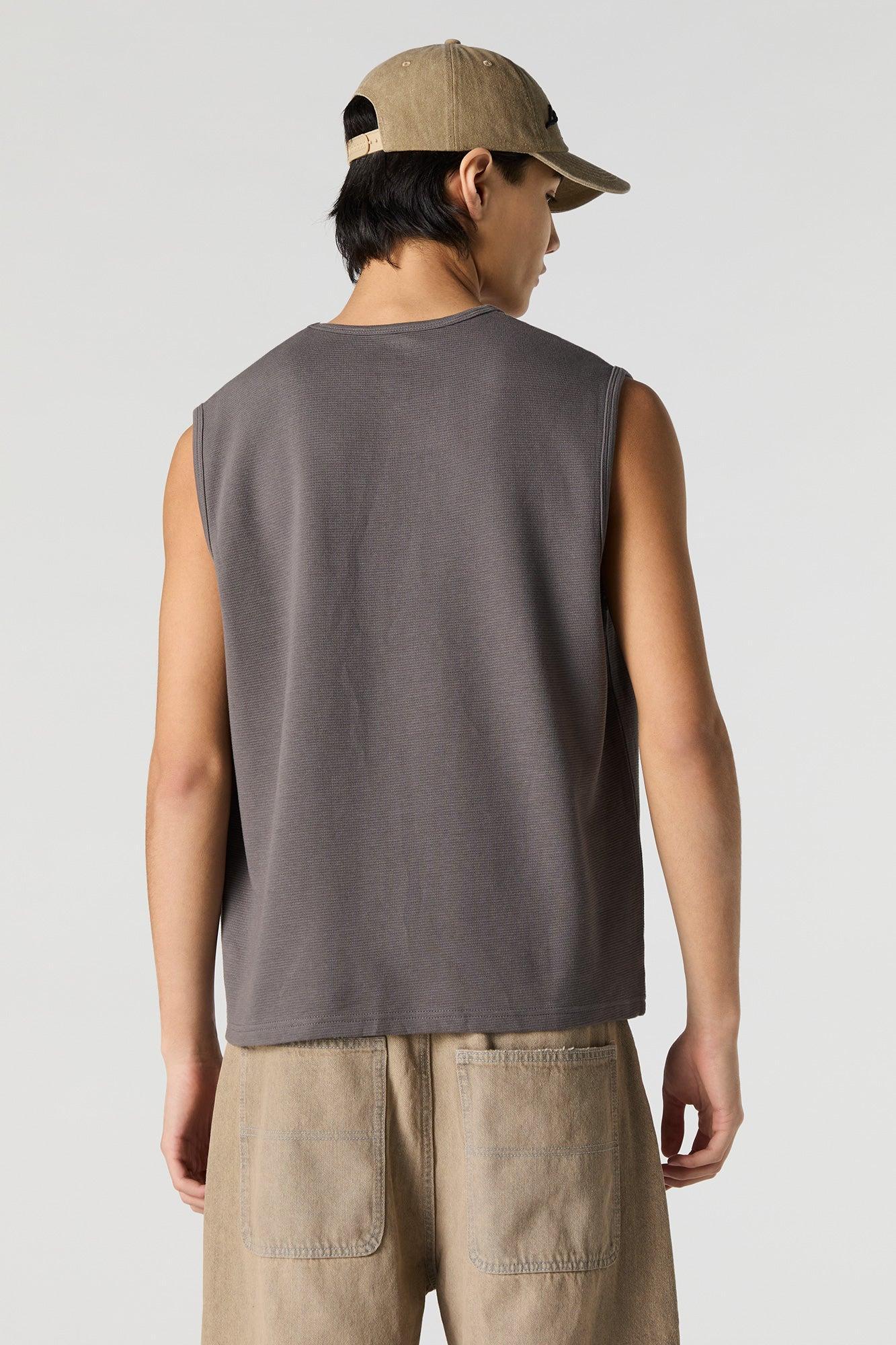Solid Boxy Tank Male Product Image