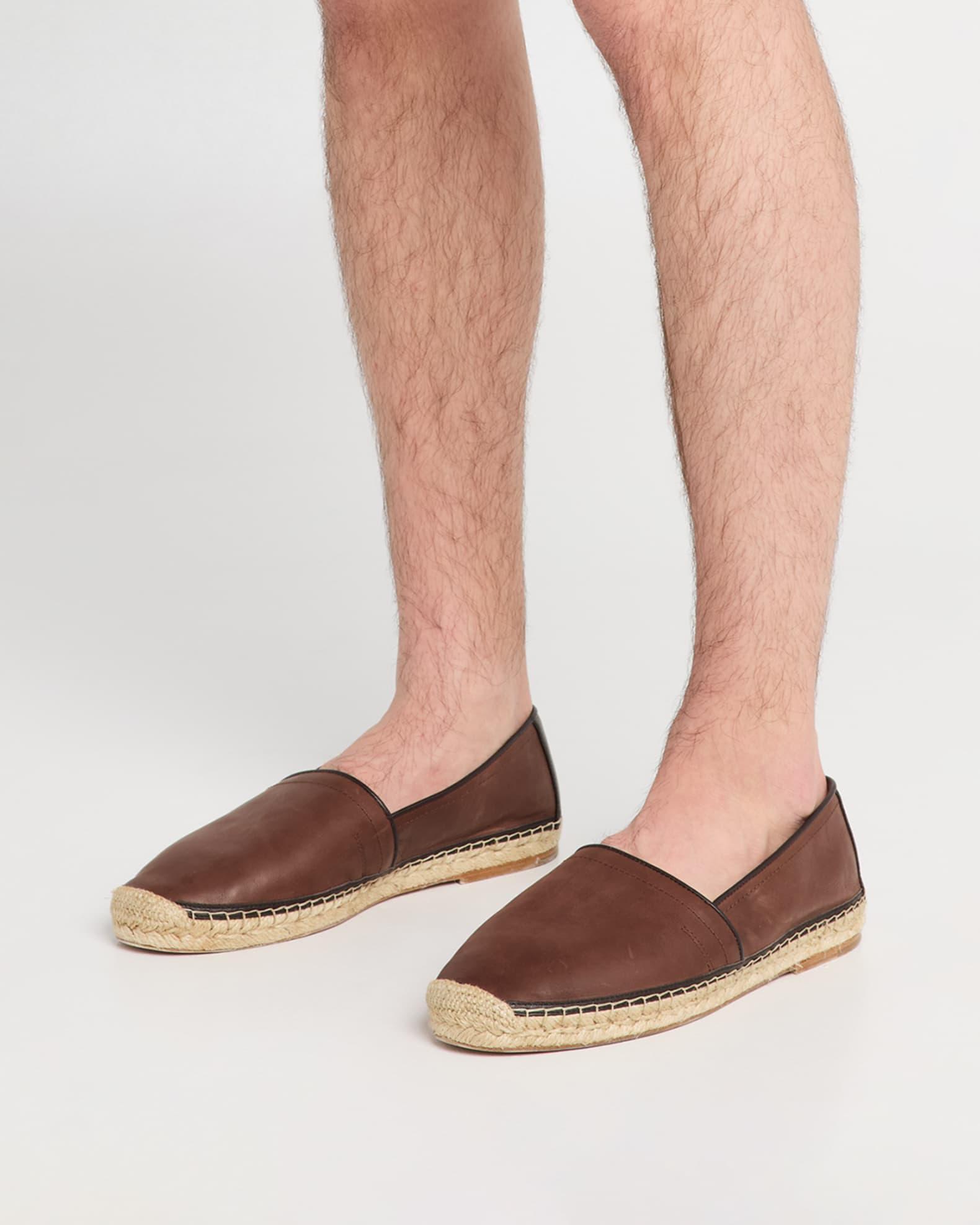 Men's Leather and Hemp Espadrilles Product Image