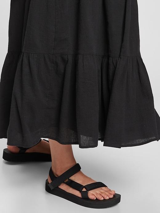 Scoopneck Fit & Flare Midi Dress Product Image