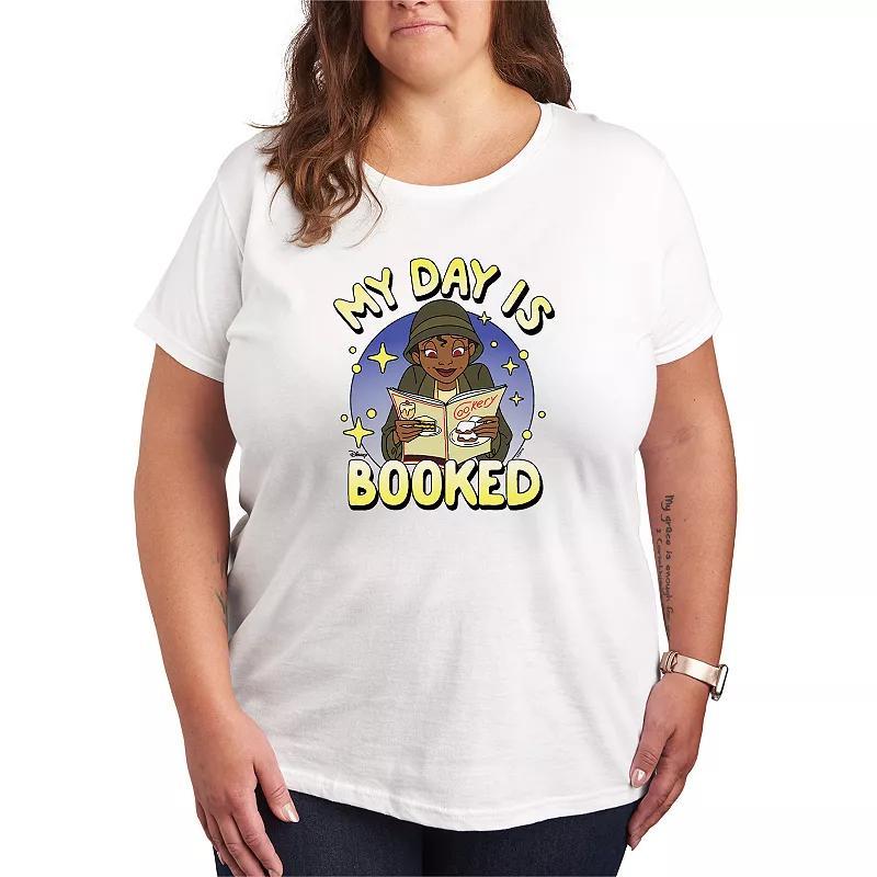 Disneys The Princess And The Frog Tiana Plus Size My Day Is Booked Graphic Tee, Womens Product Image