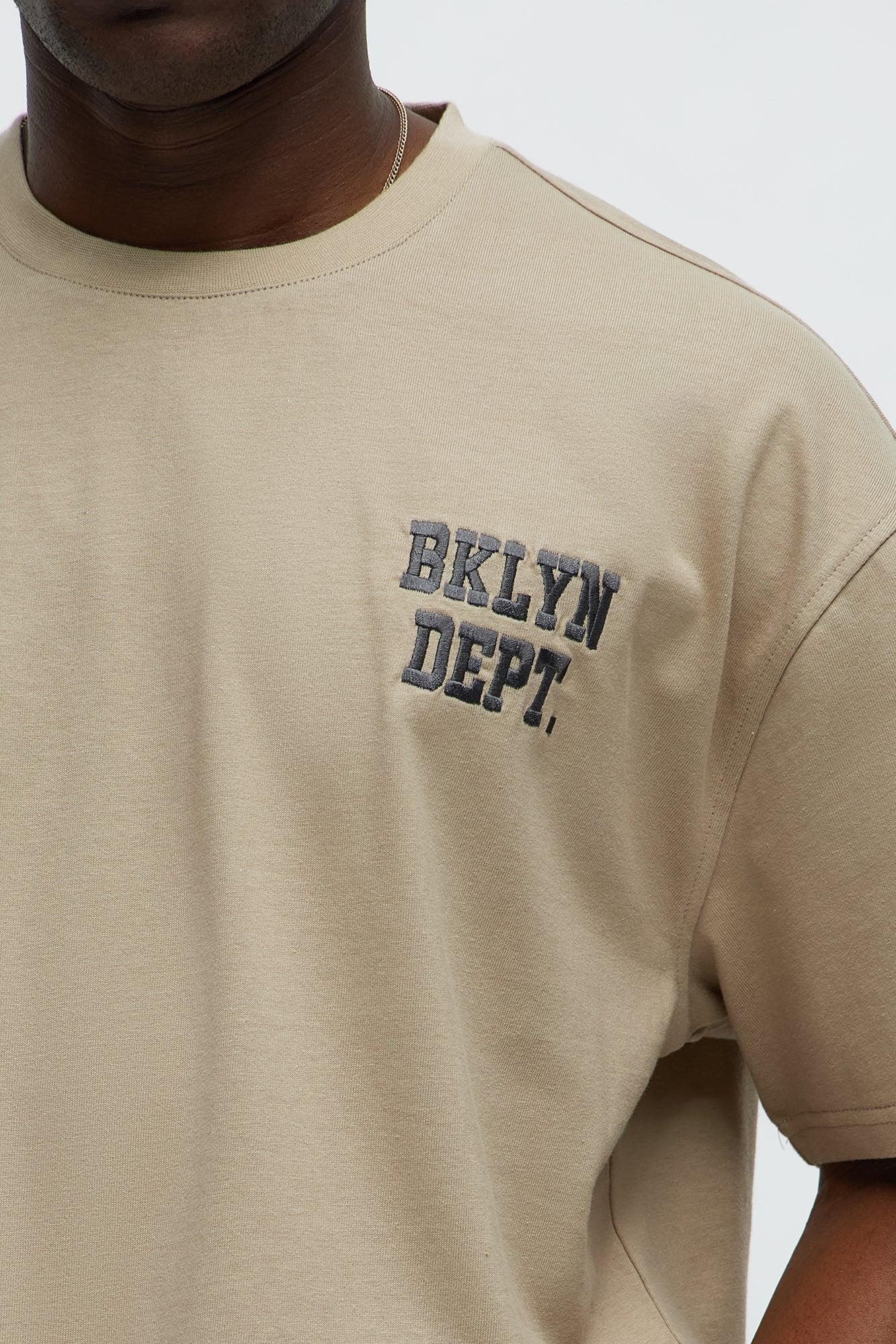 Short Sleeve Blessed Puff Print Tee - Stone Product Image