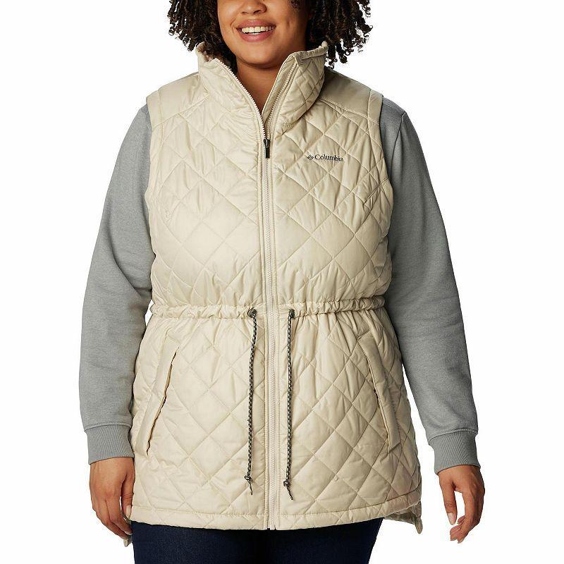 Columbia Plus Size Copper Crest Mid Vest (Dark Stone) Women's Clothing Product Image