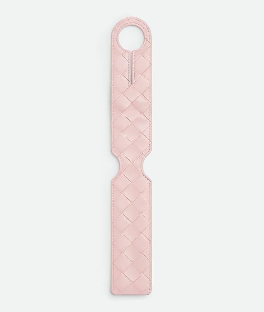 Men's Intrecciato Long Tag Holder in Rose Product Image