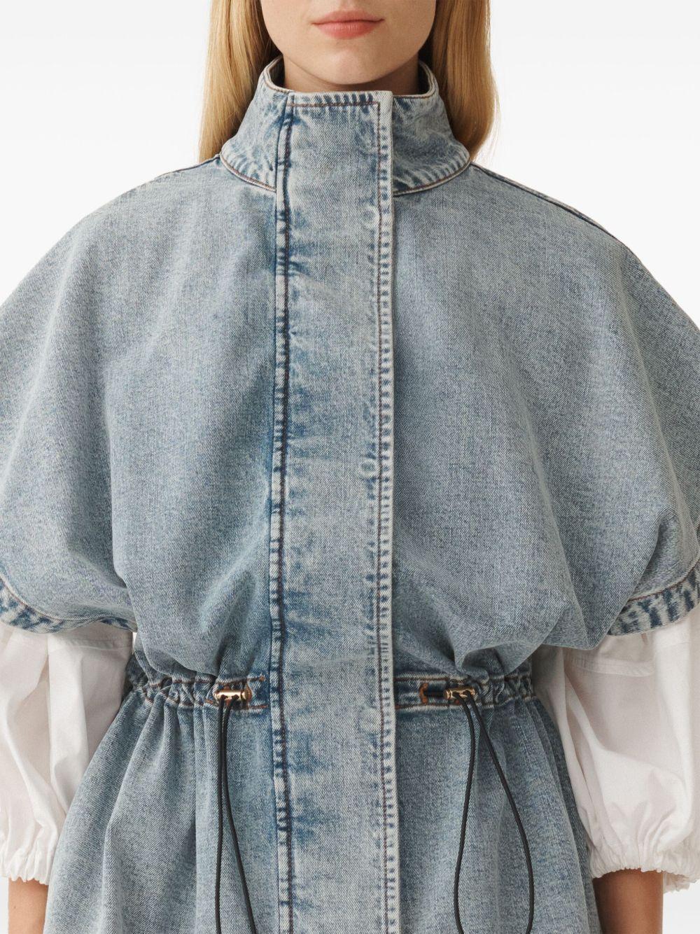 drawstring-waist jacket  Product Image