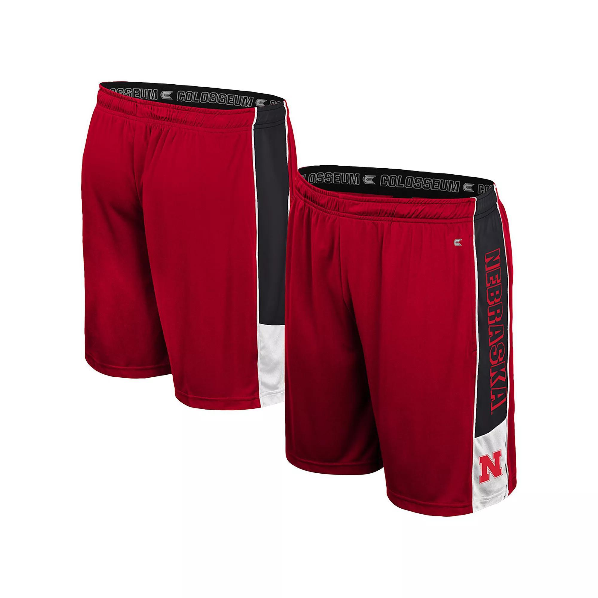 Men's Colosseum Scarlet Nebraska Huskers Quantum Shorts, Size: 2XL, Red Product Image