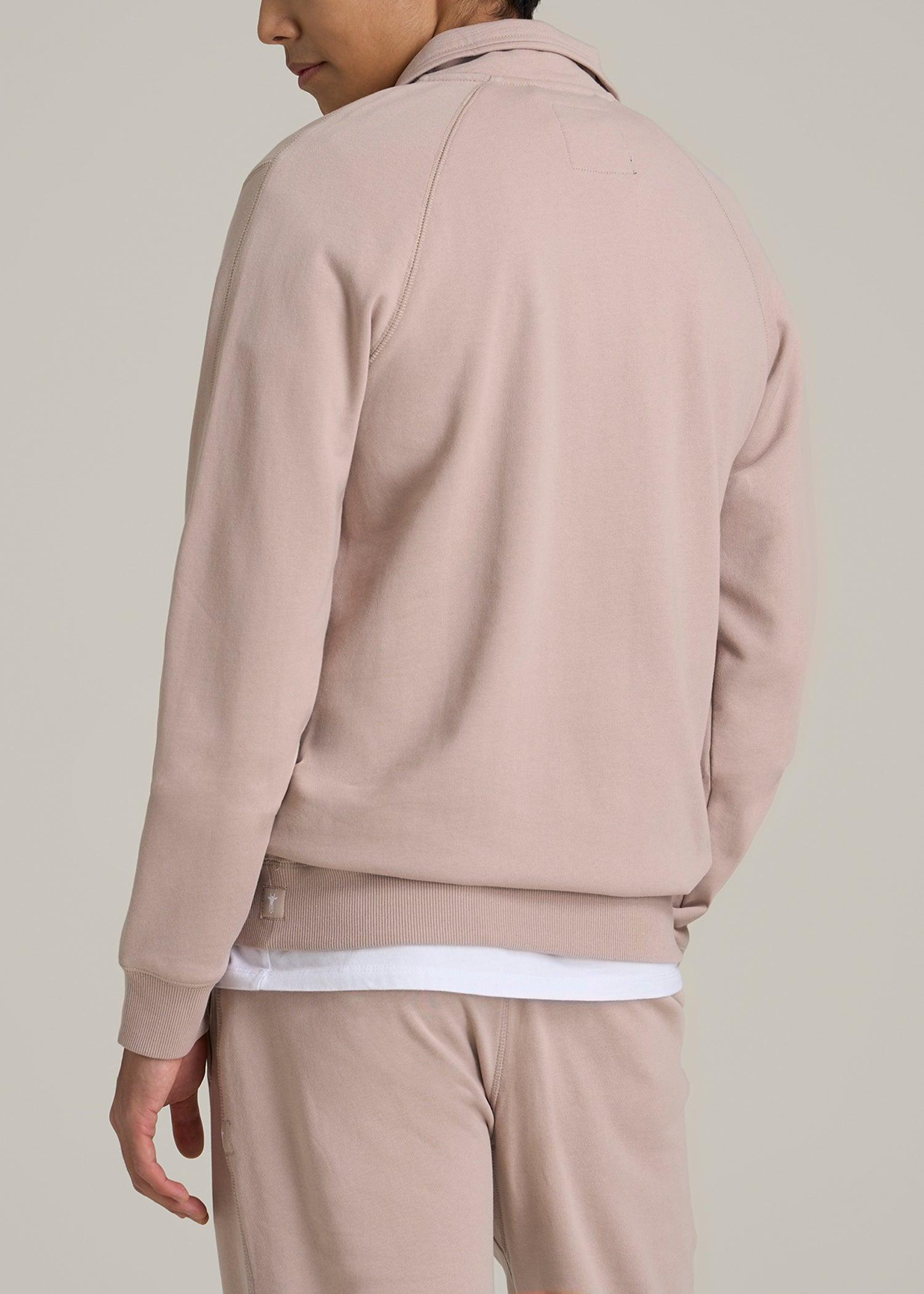 Wearever 2.0 French Terry Quarter-Zip Tall Men's Sweatshirt in Desert Rose Product Image