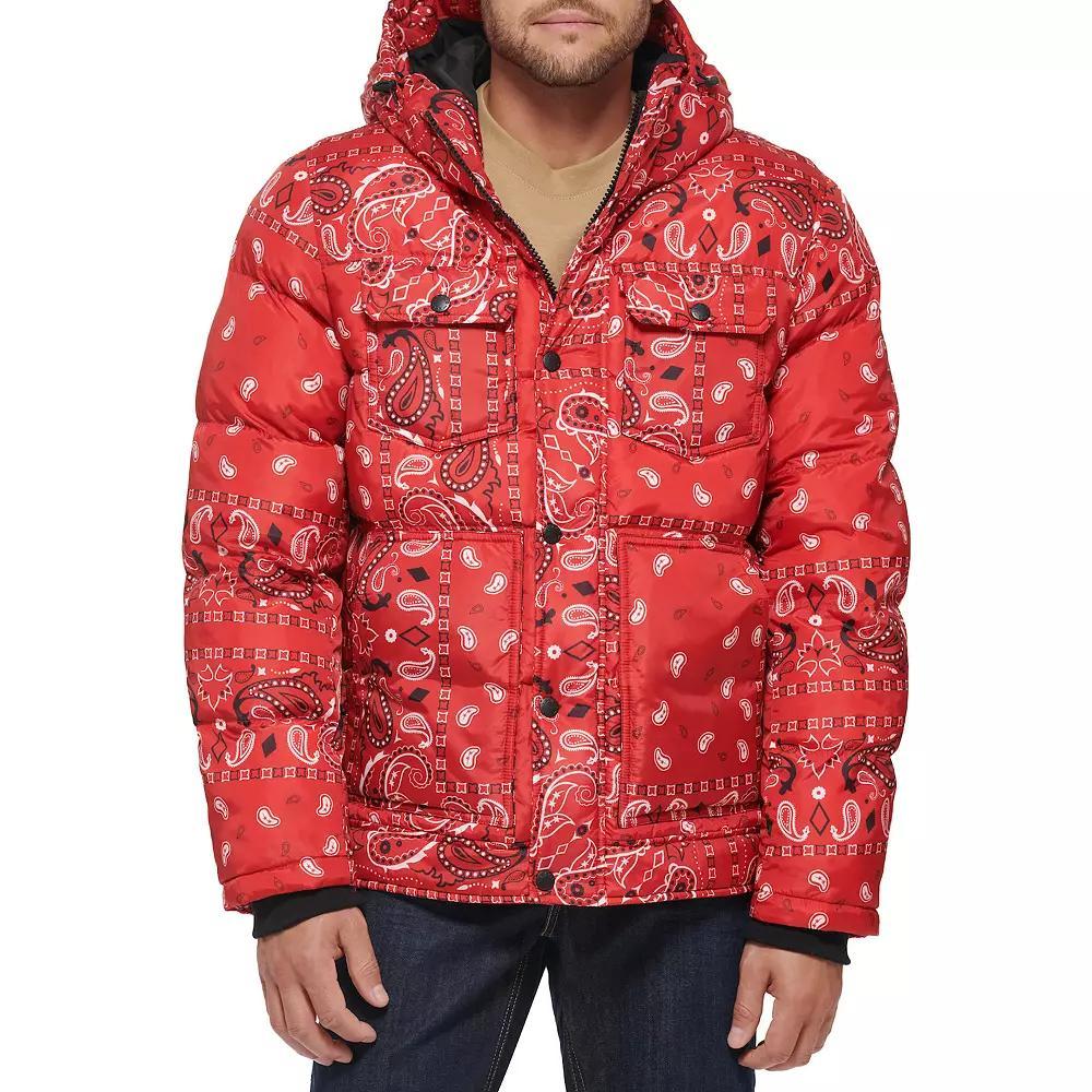 Mens Levis Heavyweight Hooded Puffer Jacket Product Image