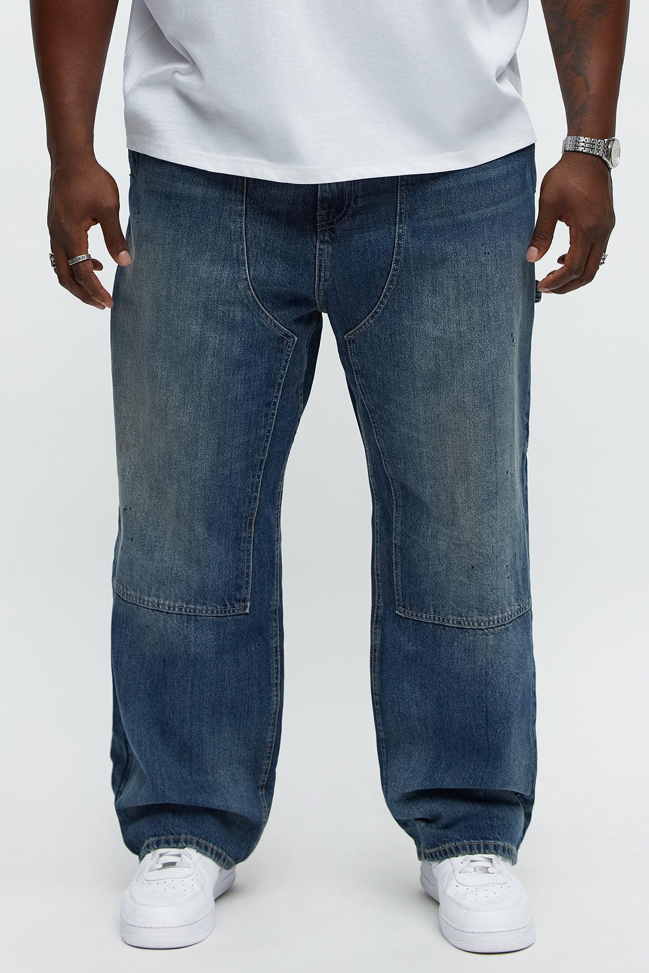 Righteous Carpenter Baggy Jeans - Dark Wash Male Product Image