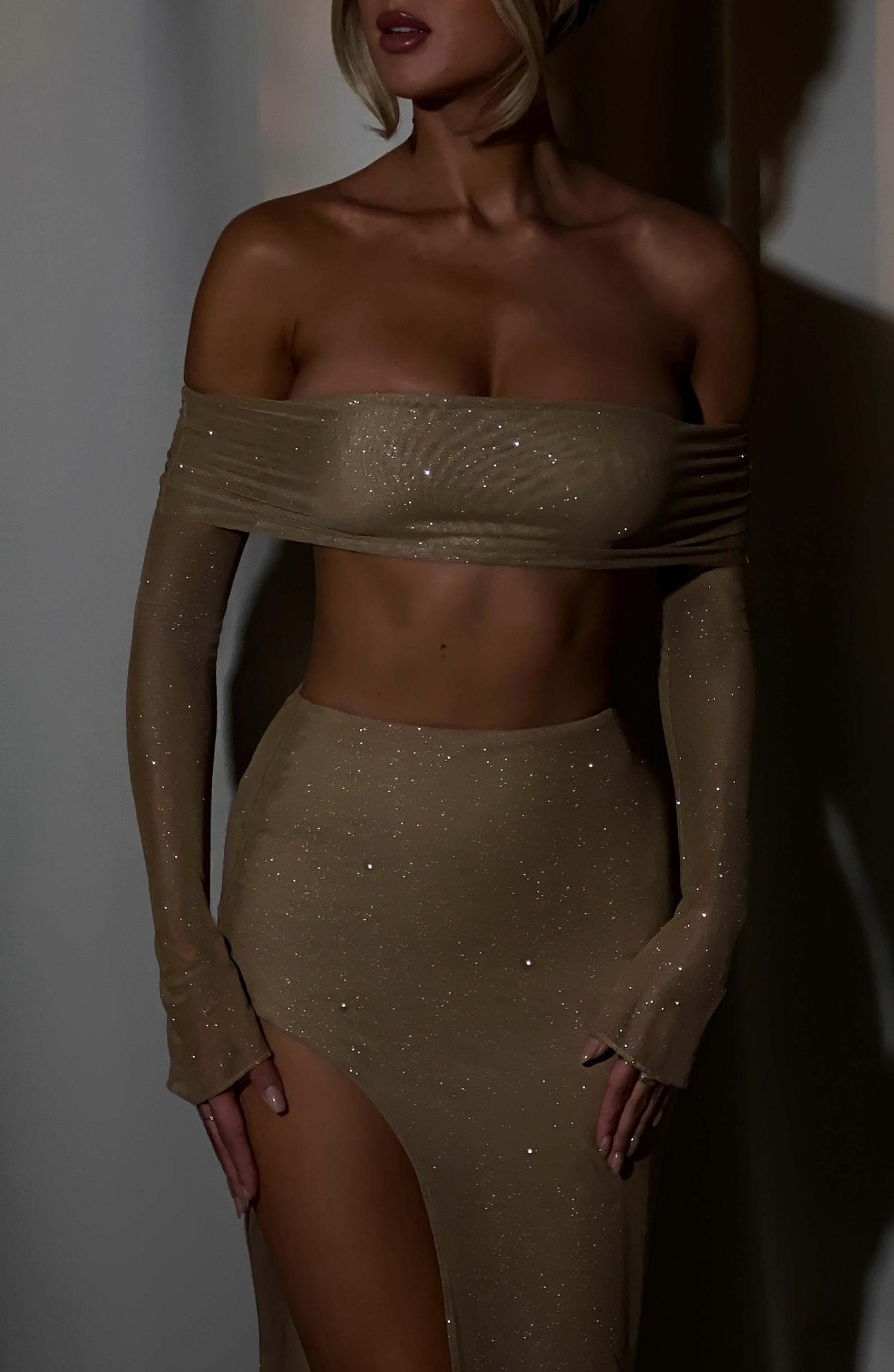 Jana Top - Gold Sparkle Product Image