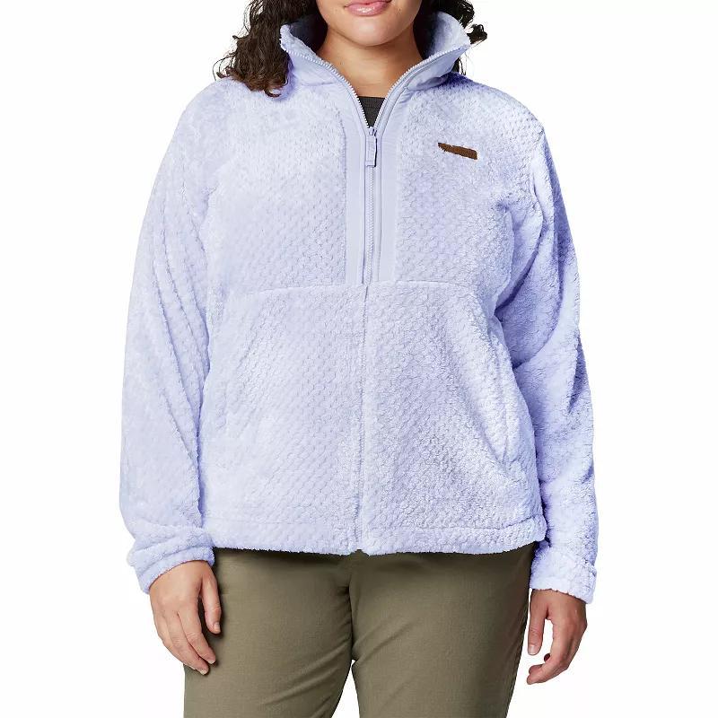 Plus Size Columbia Fire Side III Full Zip Fleece Jacket, Women's, Size: 2XL, Dark Grey Product Image