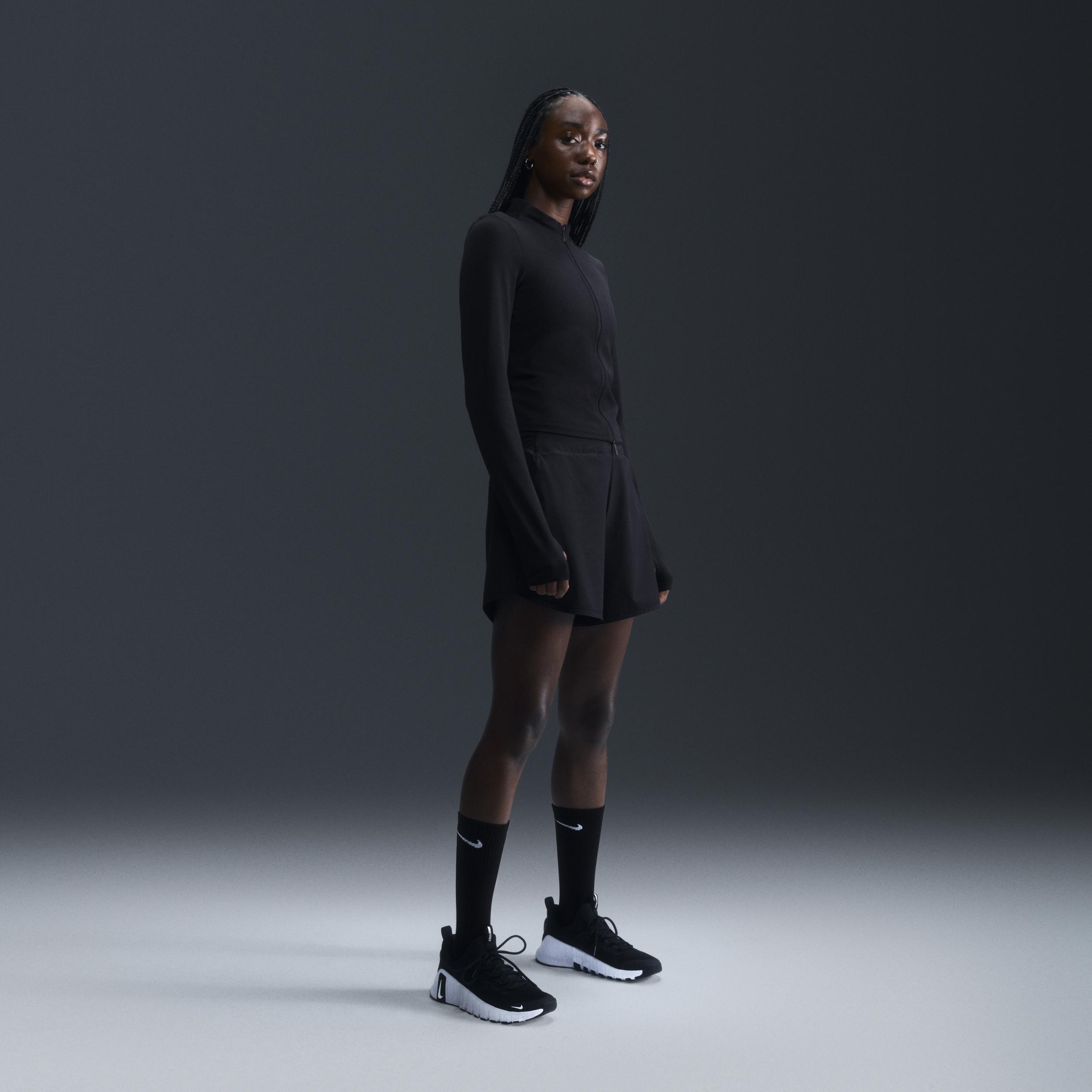 Nike Women's Zenvy Dri-FIT Full-Zip Long-Sleeve Top Product Image