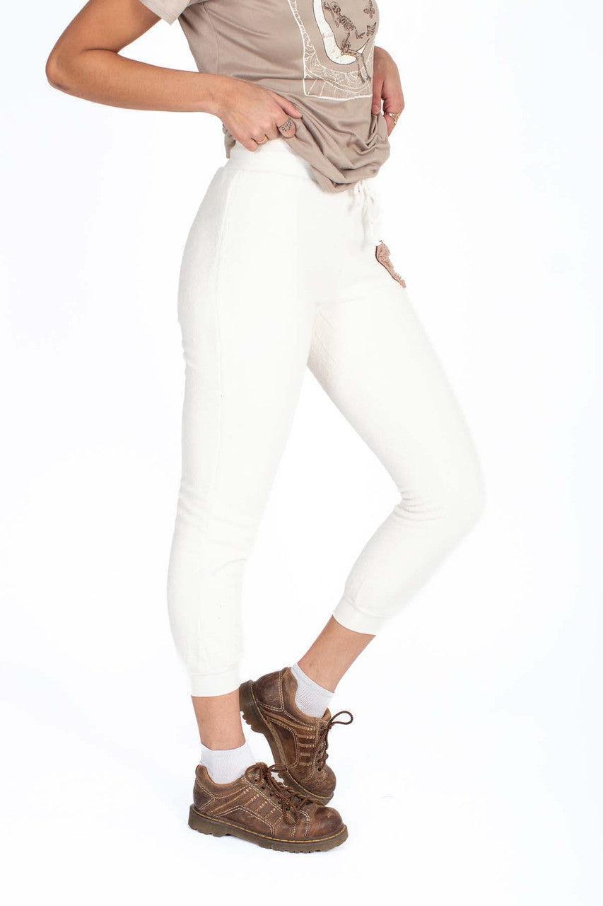 Heart Applique Sherpa Joggers Product Image