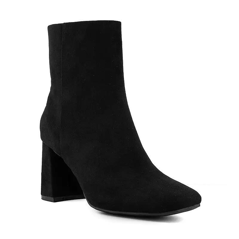 sugar Element Women's Closed Toe Dress Ankle Boots, Size: 7, Red Product Image