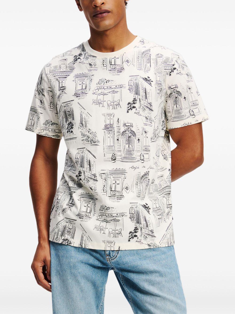x Jorge Parra all-over print t-shirt  Product Image