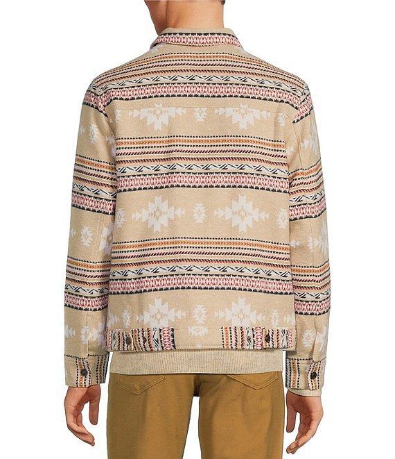 Rowm The Drifter Southwestern Jacquard Sherpa Lined Trucker Jacket Product Image