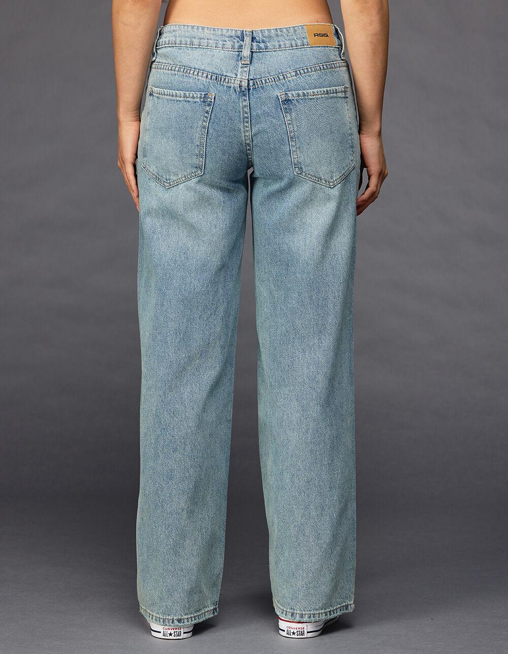 RSQ Womens Low Rise Baggy Jeans Product Image