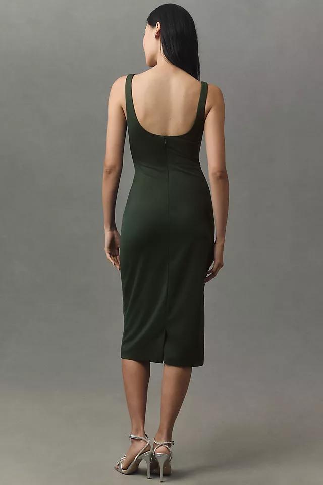 BHLDN Andie Square-Neck Stretch Crepe Midi Dress Product Image