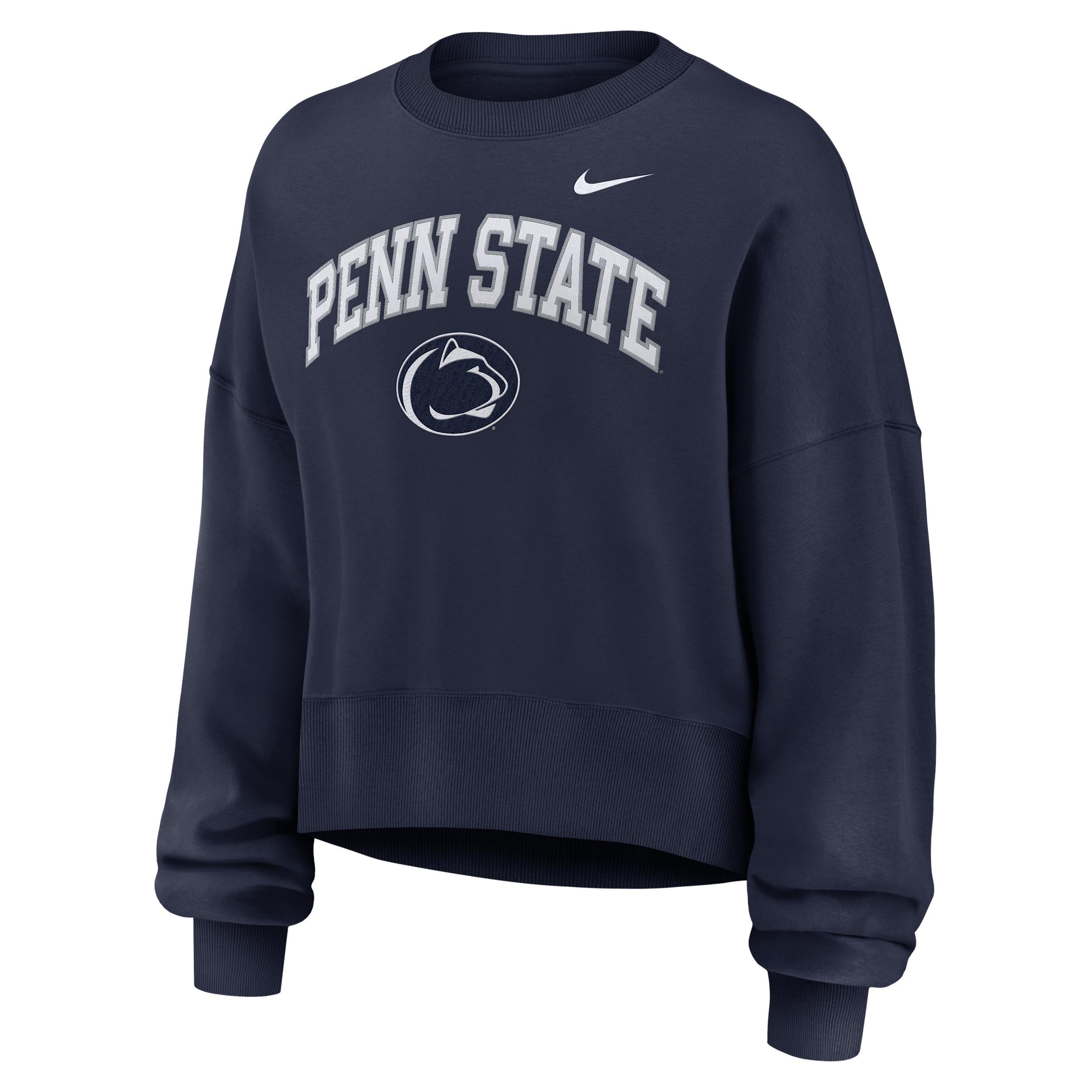 West Virginia Phoenix Arch Nike Women's College Pullover Crew Product Image