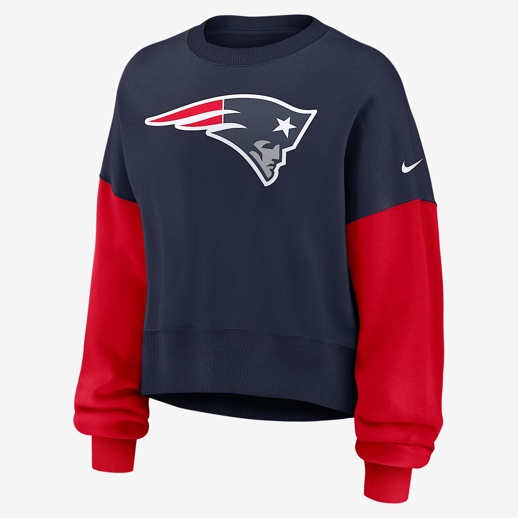 New England Patriots Women's Nike NFL Pullover Crew Product Image