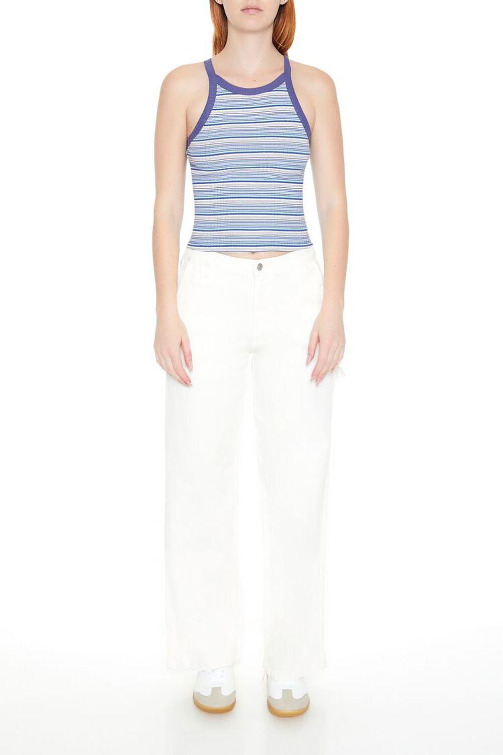 Striped Rib-Knit Cami | Forever 21 Product Image