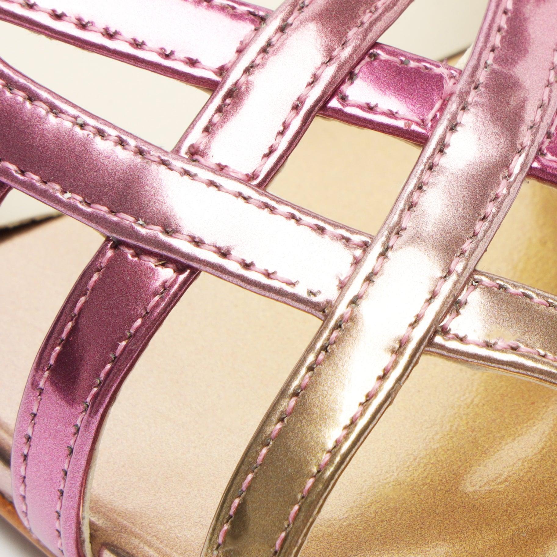 Iris Specchio Leather Flat Female Product Image