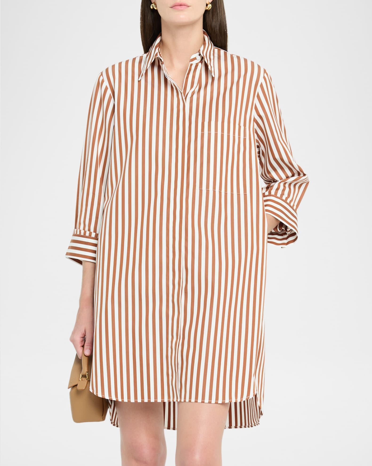 Morning After Striped Shirtdress Product Image
