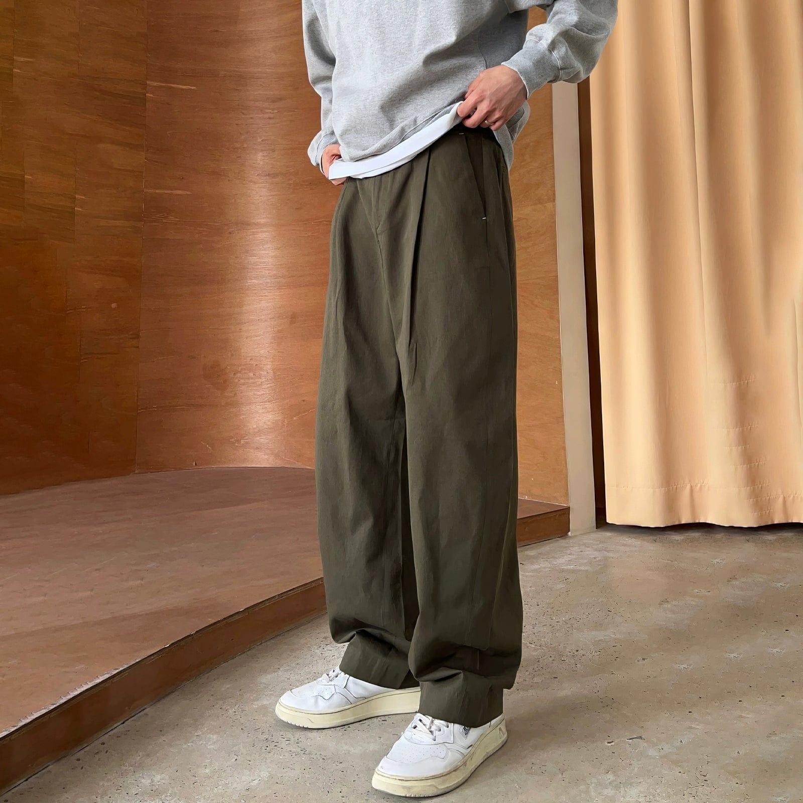 RT No. 10847 WORK WEAR FOLDED WIDE PANTS Product Image