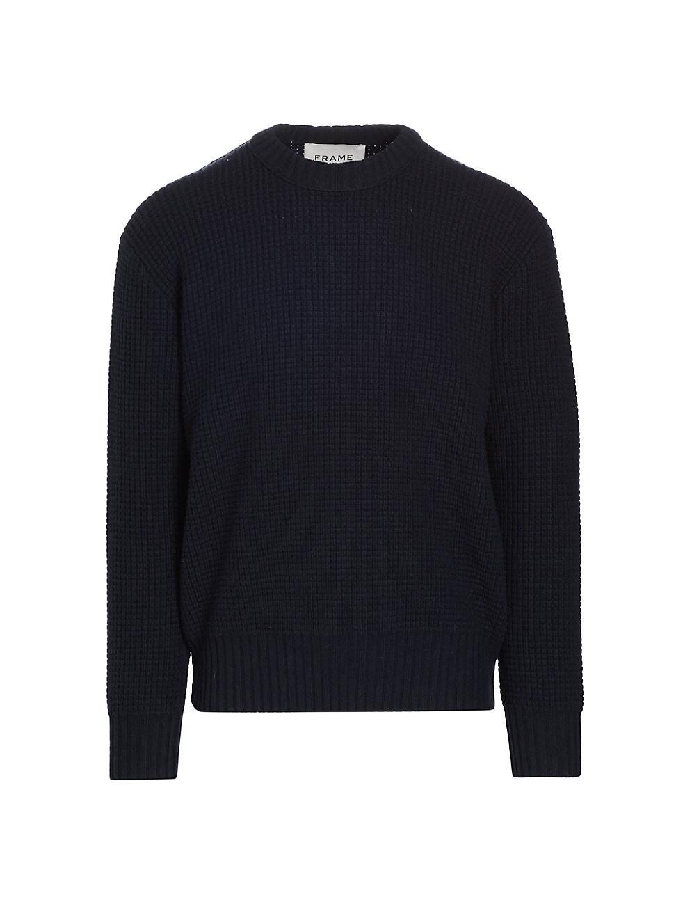 Mens Textured Wool Sweater Product Image