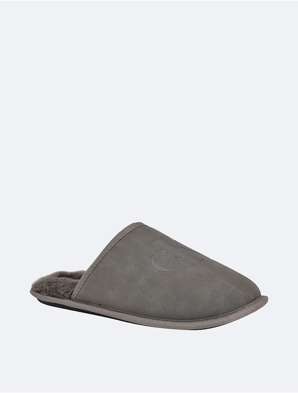 Calvin Klein Mens Mens Xavery Slipper - Grey - 11 Product Image